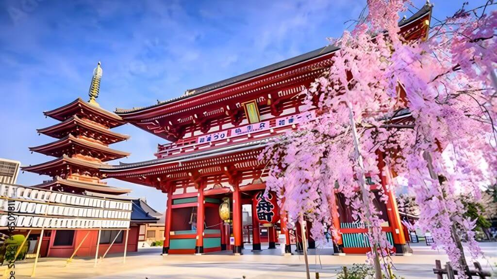 Chùa cổ Asakusa Kannon ngôi đền Phật giáo cổ tại Nhật Bản