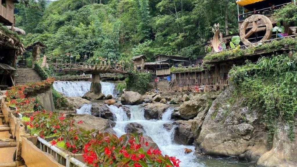 Không gian yên bình tại Bản Cát Cát