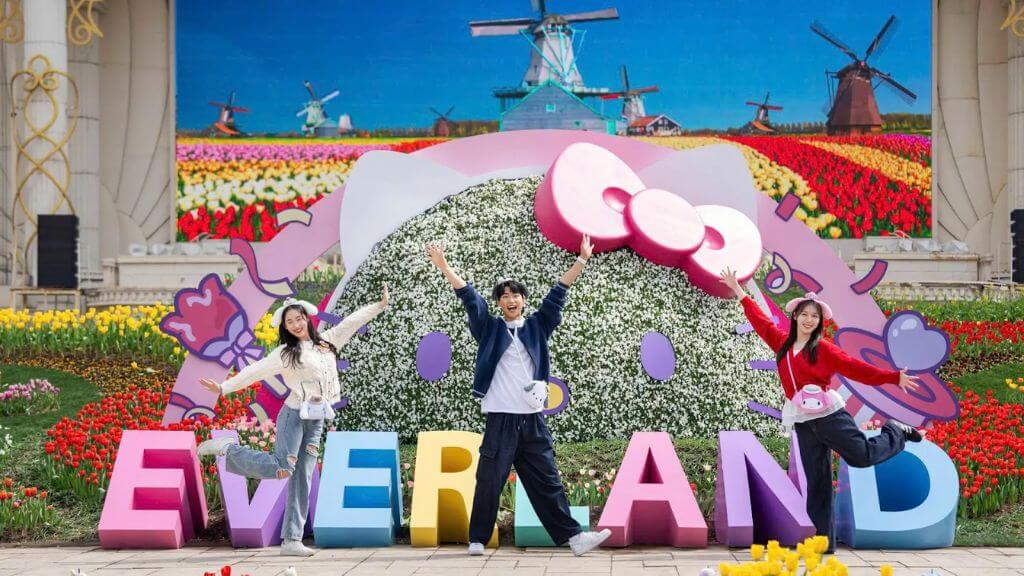 Thỏa thích vui chơi tại công viên Everland