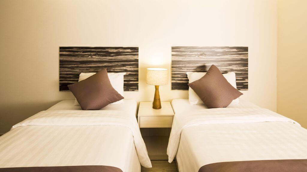 Không gian phòng ngủ tại Hotel Beoui Seoul Khách sạn dự kiến