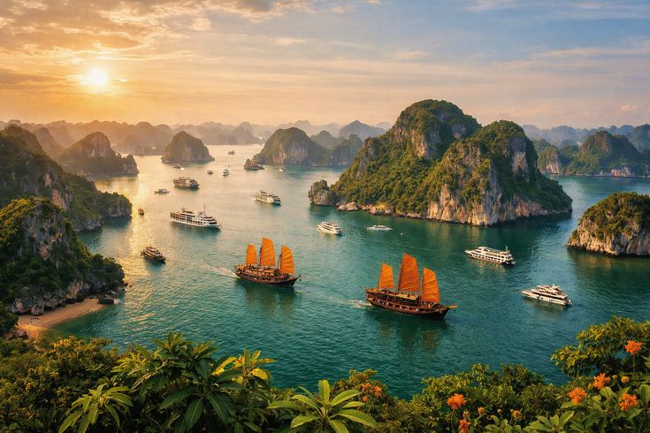 Tour Du Thuyền Hạ Long 5 Sao 2 Ngày 1 Đêm | Nghỉ Dưỡng Trên Vịnh Hạ Long