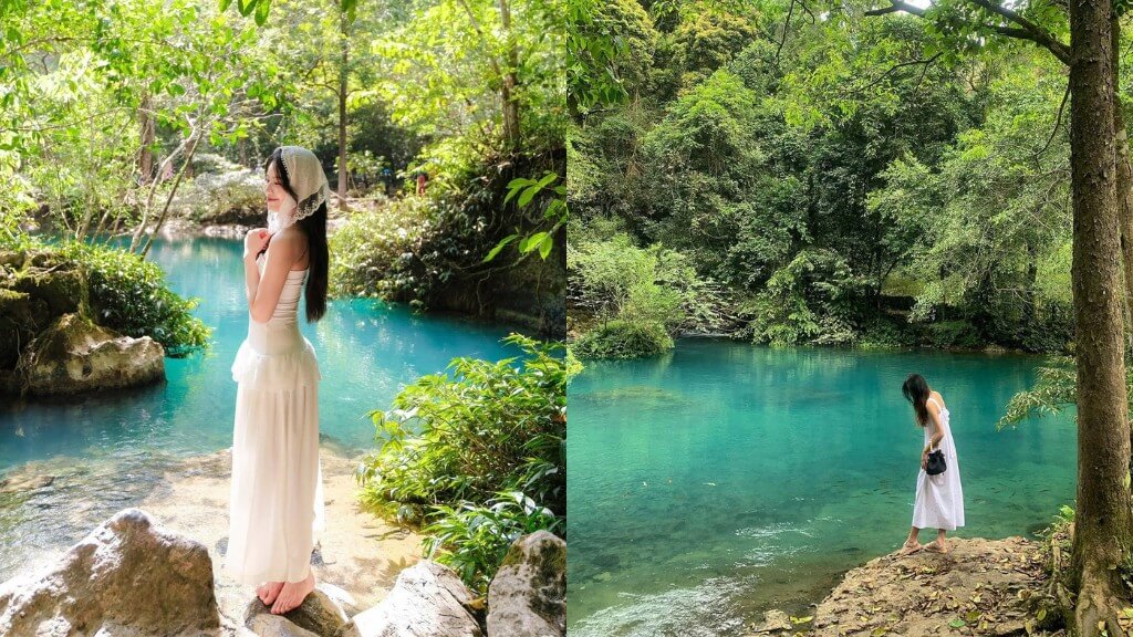 Check in Suối Lênin trong tour du lịch Cao Bằng