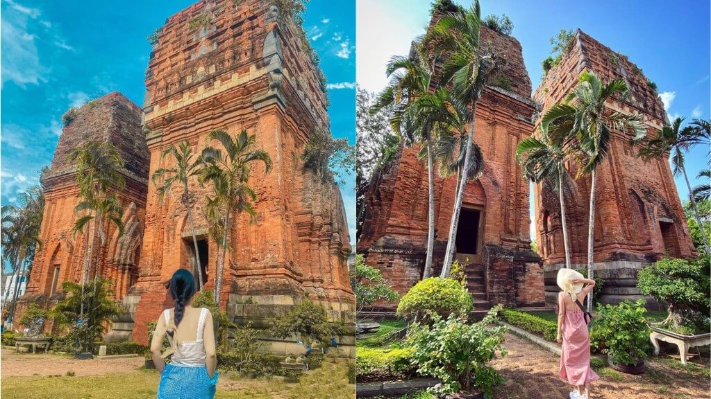 Check in Tháp Đôi Quy Nhơn - di tích cổ kính từ thời Chămpa