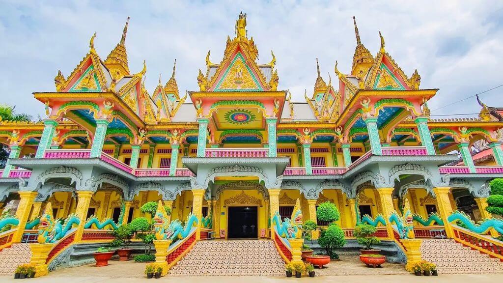Chùa Som Rong Ấn tượng kiến trúc chùa Khmer Nam Bộ