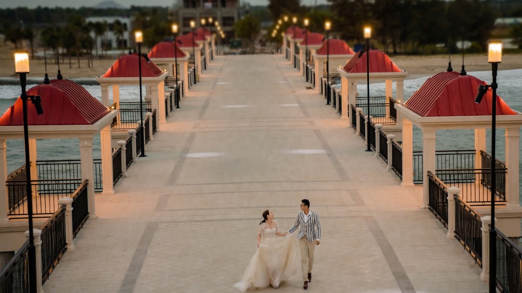 Check in cực chất trên cây cầu ngắm biển Hamptons Pier