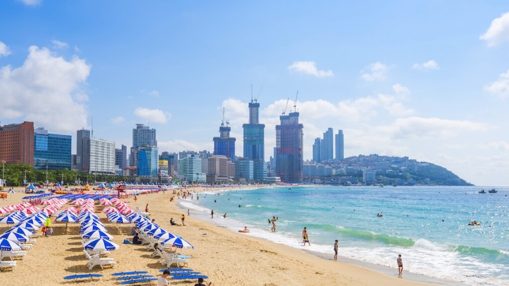 Bãi biển Haeundae Hàn Quốc