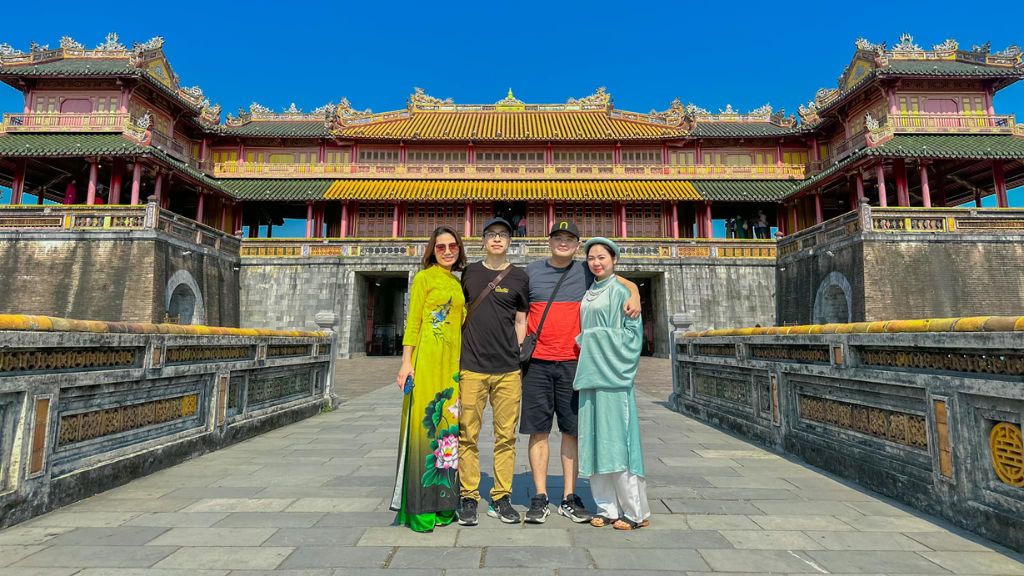 Check in tại đại nội Huế
