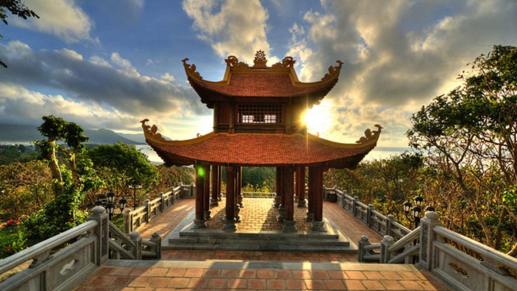 Cầu bình an tại chùa Núi Một