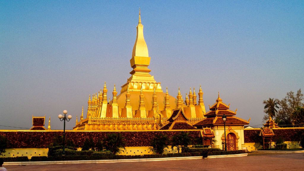 Thạt Luổng biểu tượng Phật Giaso Lào