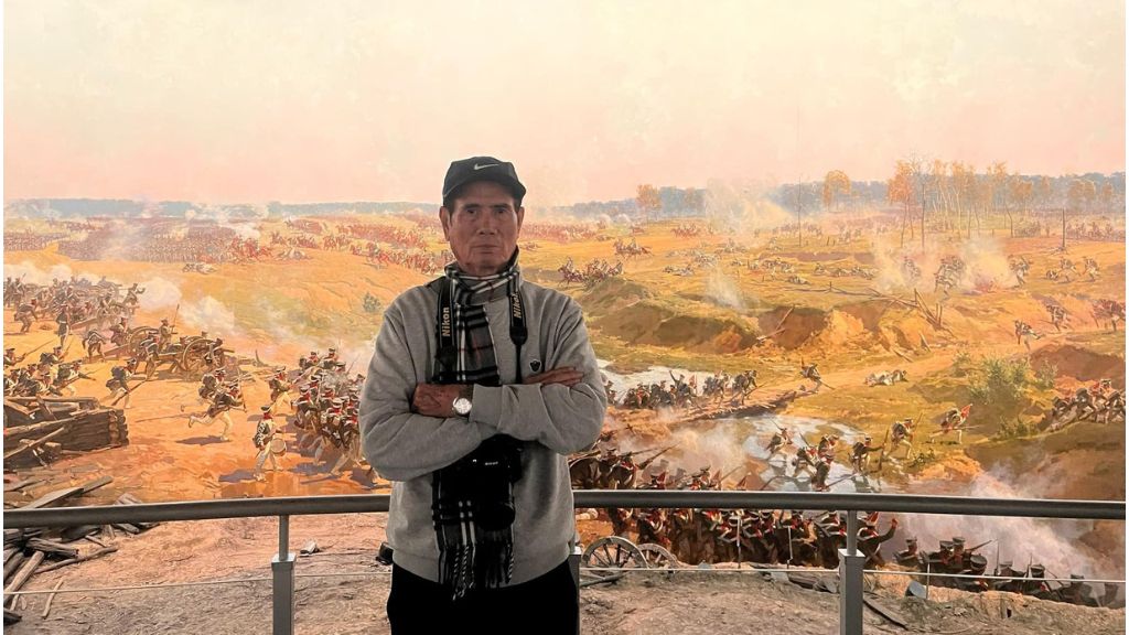 Du khách khám phá Bảo tàng Bức tranh tròn “Borodino”