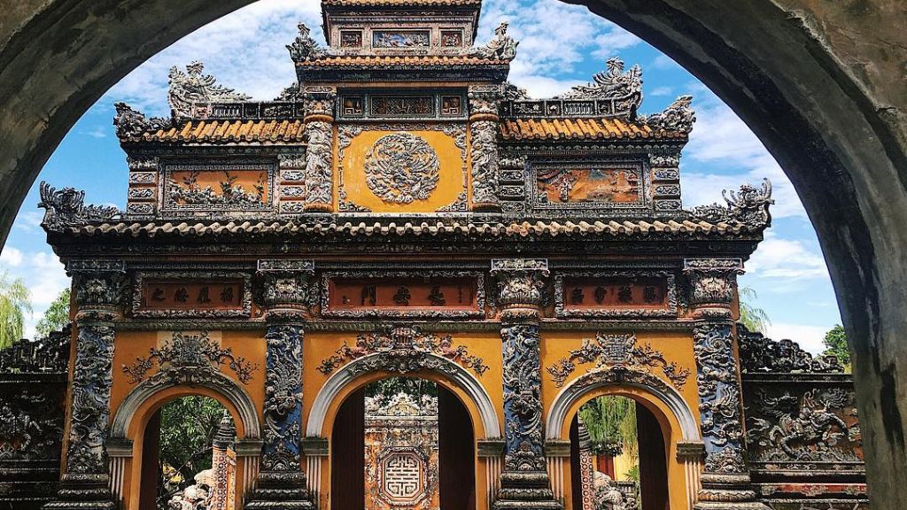 Một góc kiến trúc của Đại Nội Huế