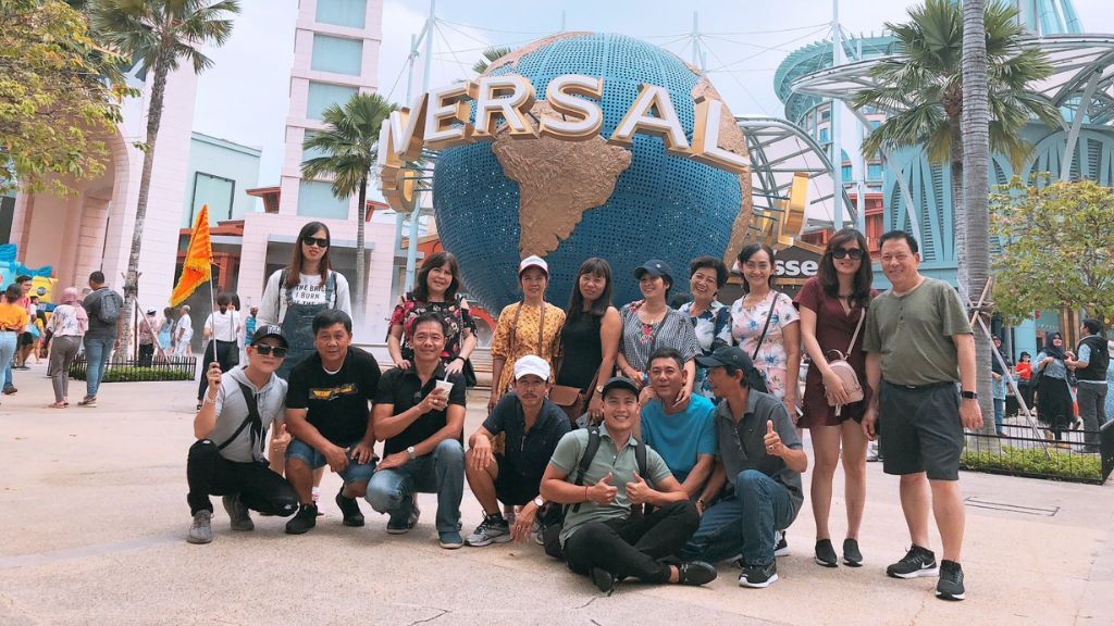 Đoàn khách tour Singapore của Vietpower