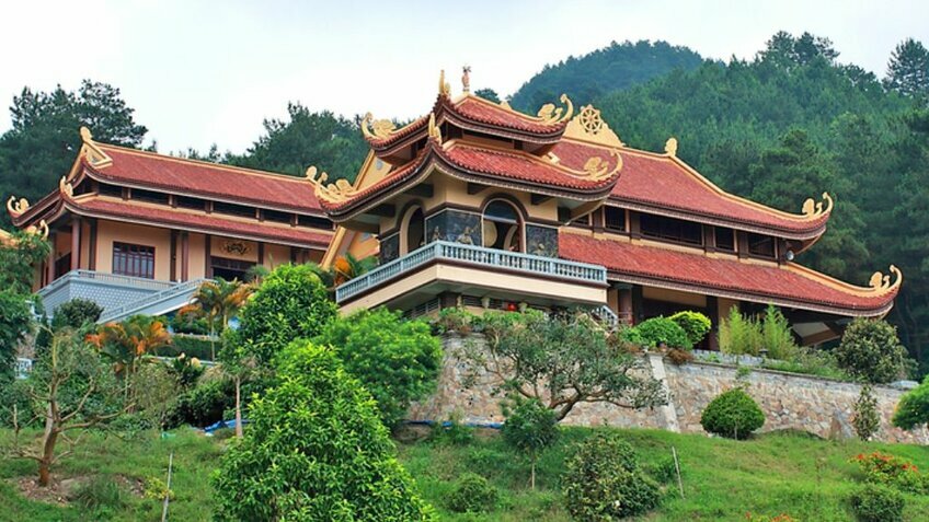 Tour Tết: Thiền viện Trúc Lâm An Tâm - Chùa Tây Thiên 1 ngày
