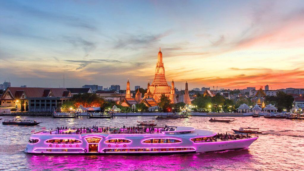 Trải nghiệm buffet tối trên du thuyền Chao Phraya