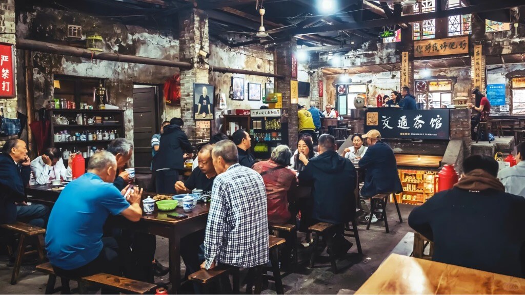 Tiệm trà Giao Thông lâu đời ở Trùng Khánh