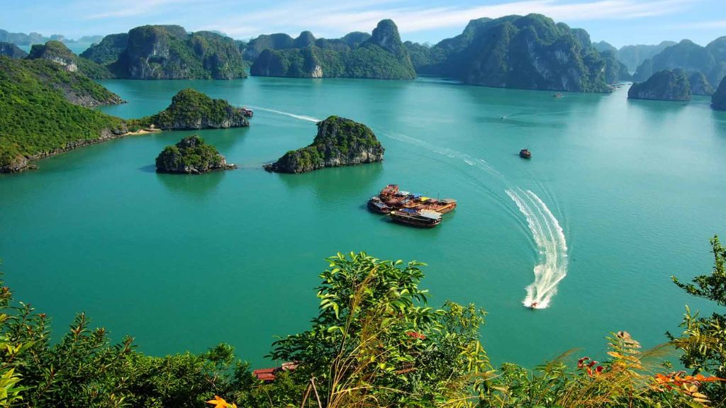 Toàn cảnh vịnh với khung cảnh vô cùng đẹp