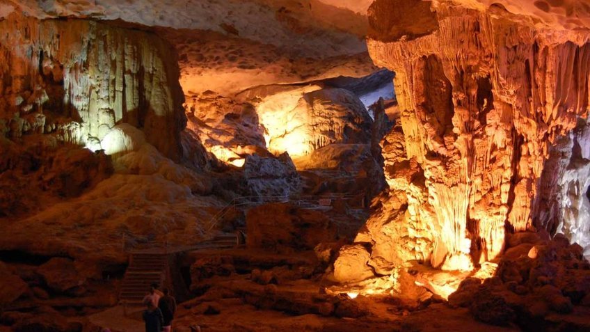 Tour Vịnh Hạ Long 1 Ngày | Du Thuyền Tuần Châu - Hang Sửng Sốt - Đảo Ti Tốp | Vietpower Travel