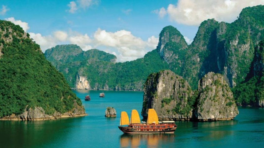 Tour Vịnh Hạ Long 1 Ngày | Du Thuyền Tuần Châu - Hang Sửng Sốt - Đảo Ti Tốp | Vietpower Travel