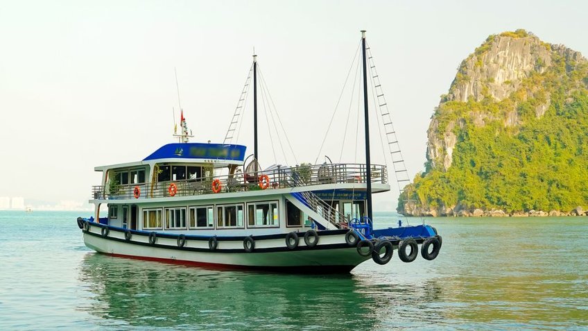 Tour Vịnh Hạ Long 1 Ngày | Du Thuyền Tuần Châu - Hang Sửng Sốt - Đảo Ti Tốp | Vietpower Travel