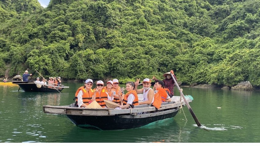 Tour Vịnh Hạ Long 1 Ngày | Du Thuyền Tuần Châu - Hang Sửng Sốt - Đảo Ti Tốp | Vietpower Travel