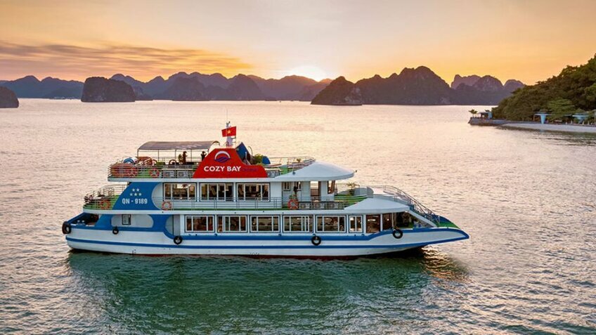 Tour Vịnh Hạ Long 1 Ngày | Du Thuyền Tuần Châu - Hang Sửng Sốt - Đảo Ti Tốp | Vietpower Travel