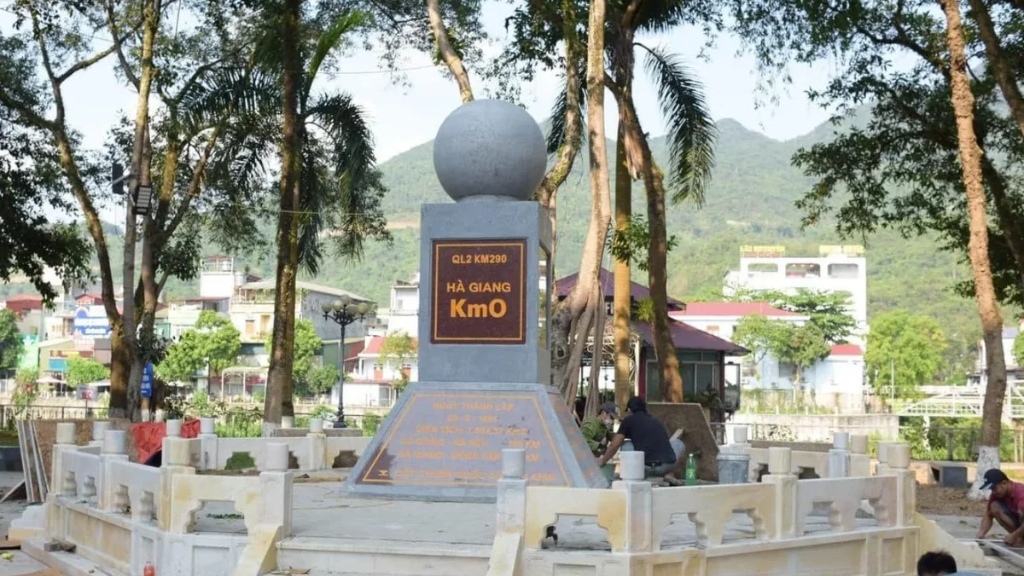Cột mốc Km số 0 một điểm di tích lịch sử quan trọng nằm tại tỉnh Cao Bằng