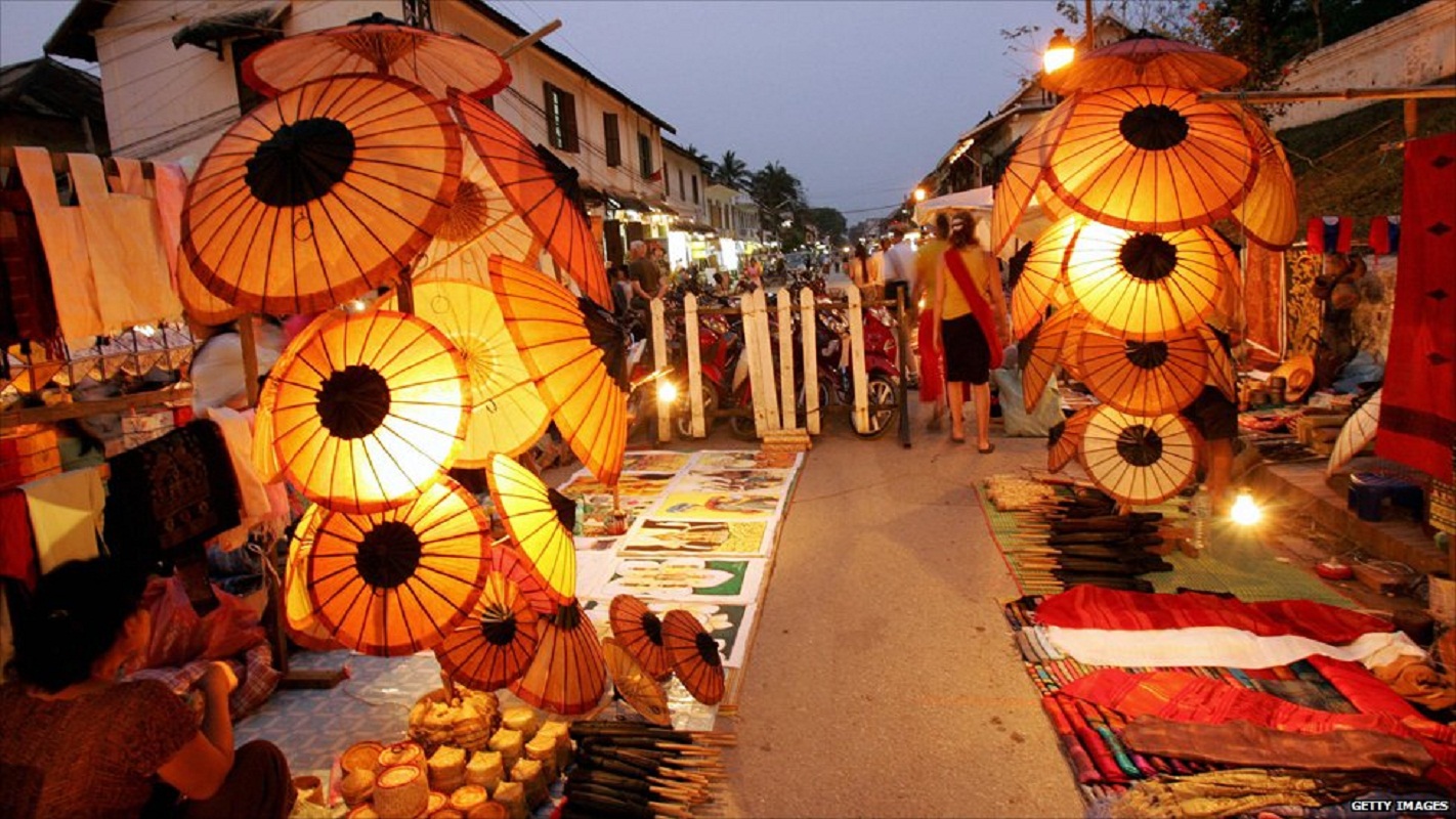 Chợ đêm Luang Prabang
