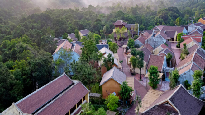 Combo 2N1Đ nghỉ dưỡng tại Làng Nương + thăm quan và checkin sang chảnh trong Legacy Yên Tử