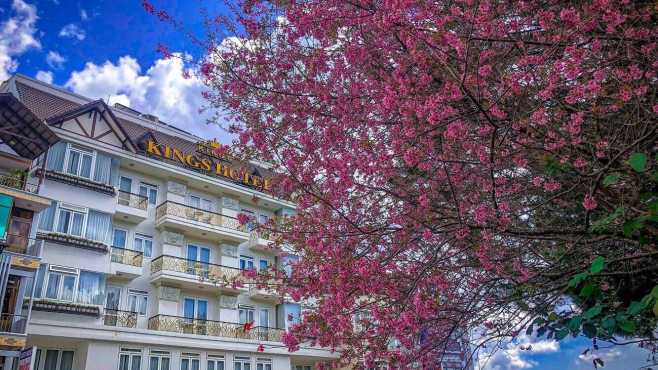 Combo 3N2Đ Kings Hotel Dalat 4* + Vé máy bay từ Hồ Chí Minh