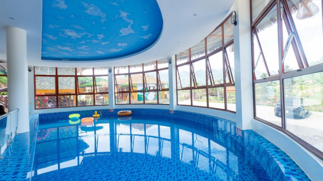 Combo Mộc Châu 2N1Đ: Mộc Châu Eco Garden Resort 4* + Bữa ăn đặc sản Tây Bắc