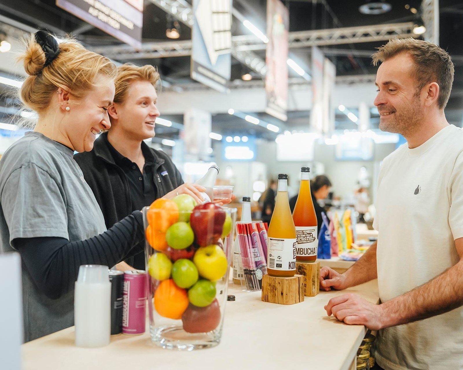 Gian hàng đồ uống tại BIOFACH – Ảnh: NürnbergMesse