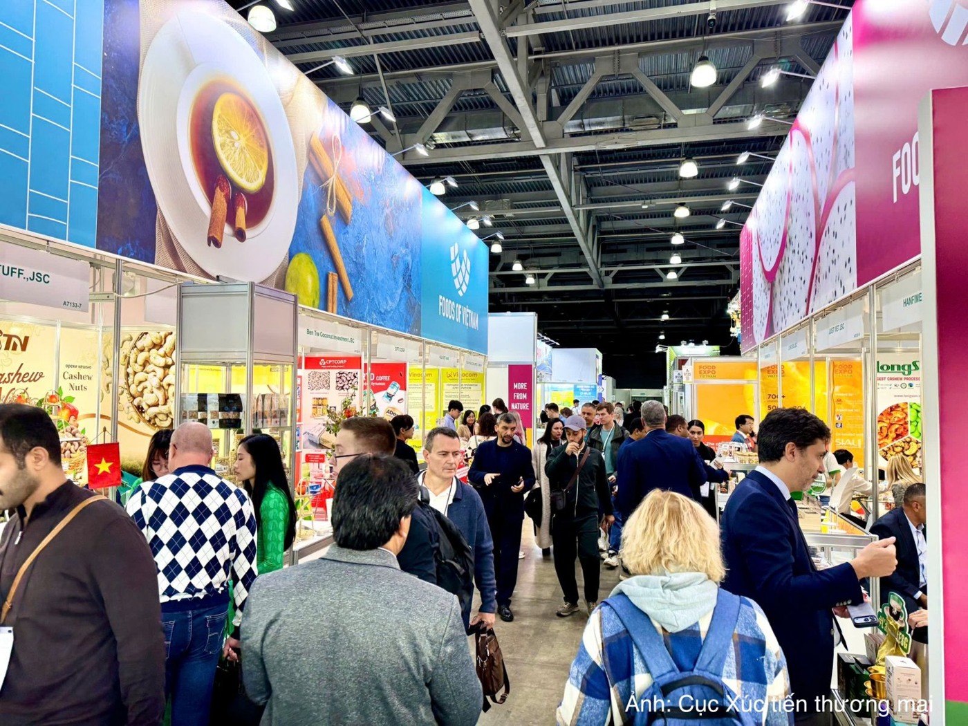 Gian hàng Việt Nam tại WorldFood Moscow