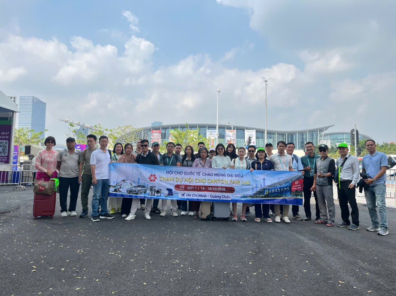 Đoàn công tác cùng Vietpower Travel tại Quảng Châu.