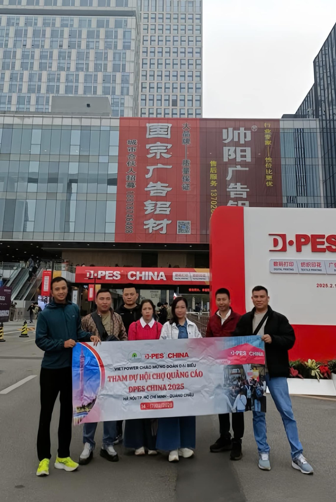 Tour DPES China Quảng Châu – Hội chợ in ấn, quảng cáo và LED
