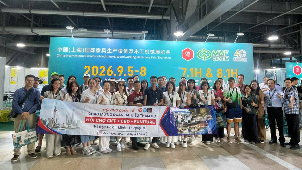 Tour CIFF & Furniture China Thượng Hải 2027 – Một chuyến đi, hai hội chợ