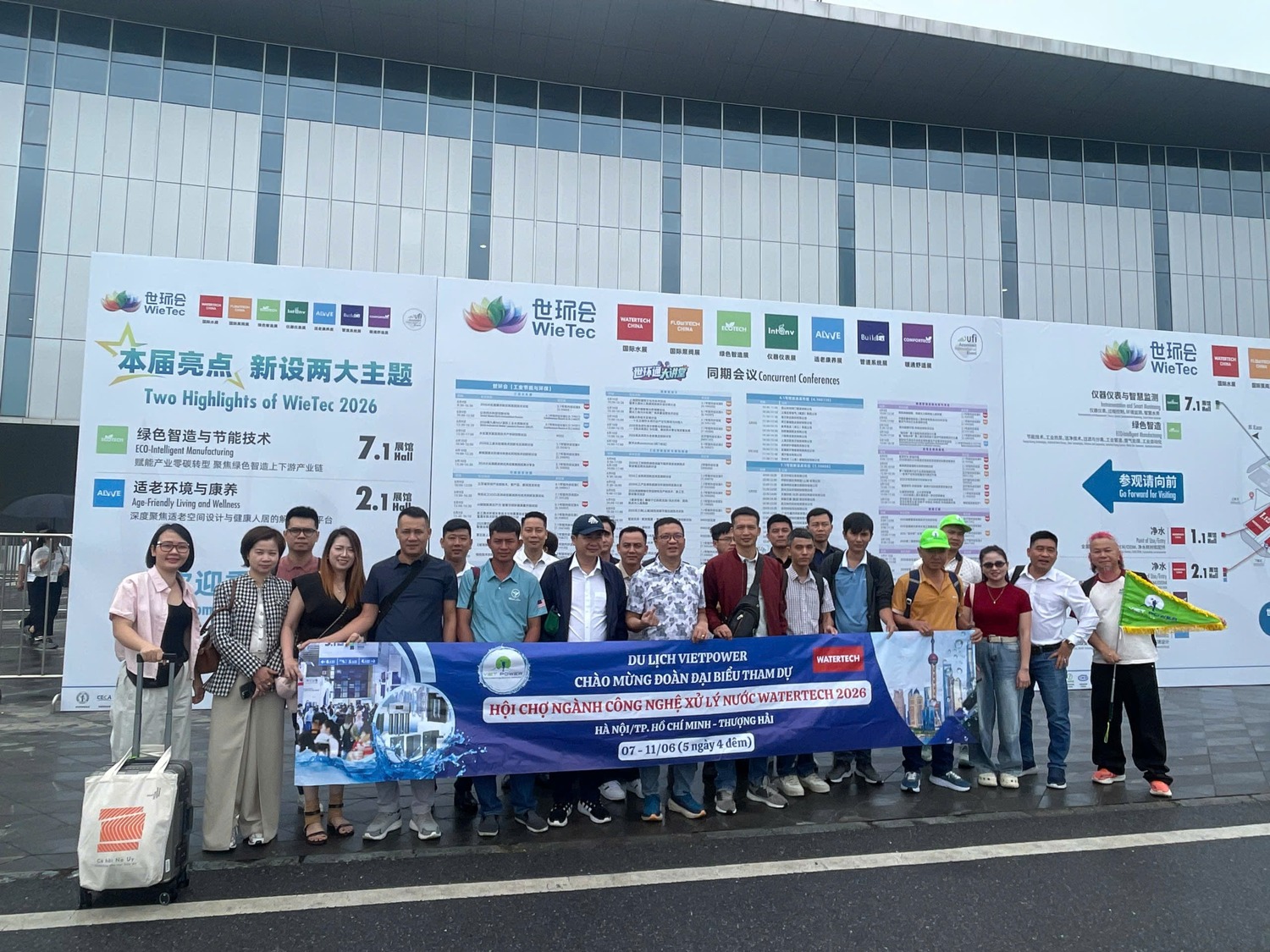 Đoàn Vietpower Travel tham dự WATERTECH CHINA