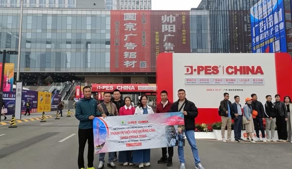 Đoàn Vietpower tại DPES China, Quảng Châu — tư liệu kho Vietpower Travel; không phải đoàn SMART TECH KOREA.