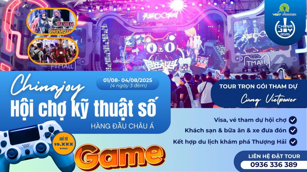CHINAJOY 2026 - Hội chợ giải trí kỹ thuật số Trung Quốc