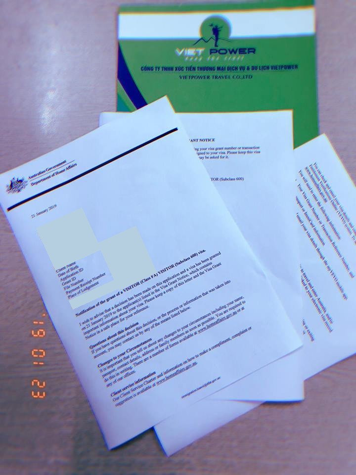 Visa Úc