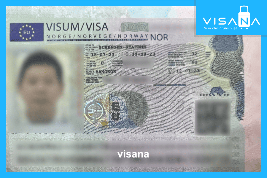 kết quả xin Visa Na Uy