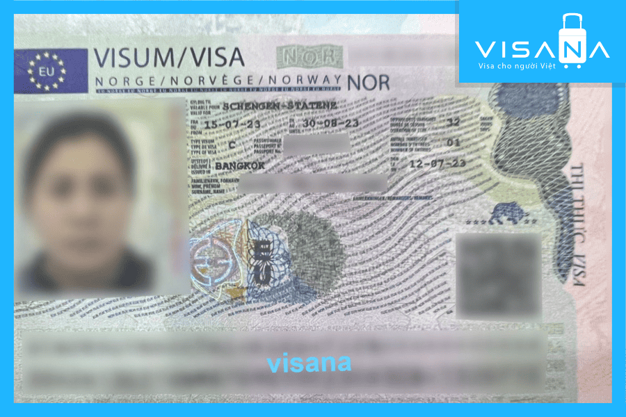 kết quả xin Visa Na Uy