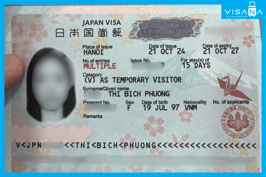 kết quả xin Visa Nhật Bản