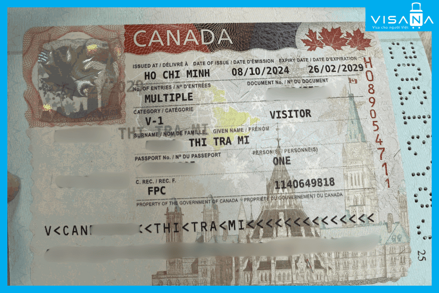 kết quả xin Visa Canada