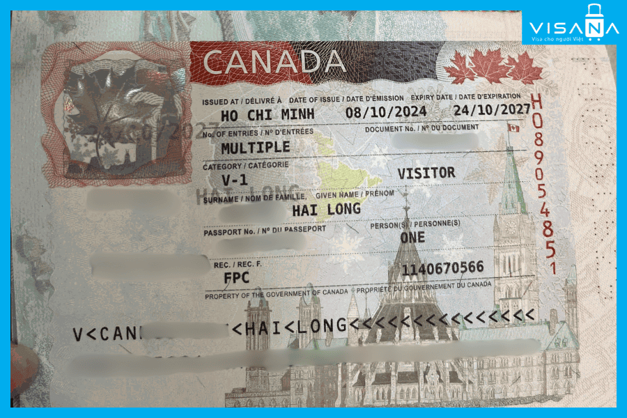 kết quả xin Visa Canada