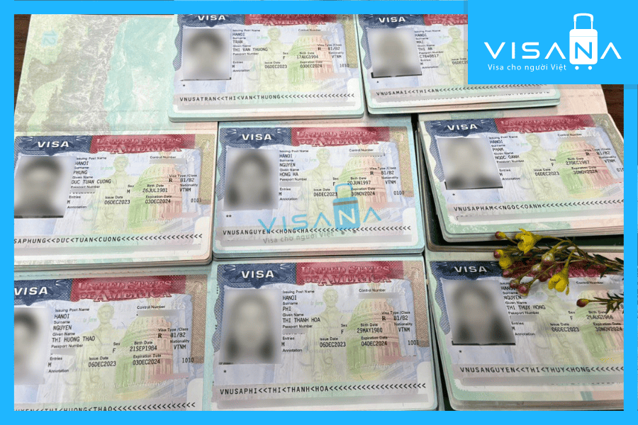 kết quả xin Visa Mỹ