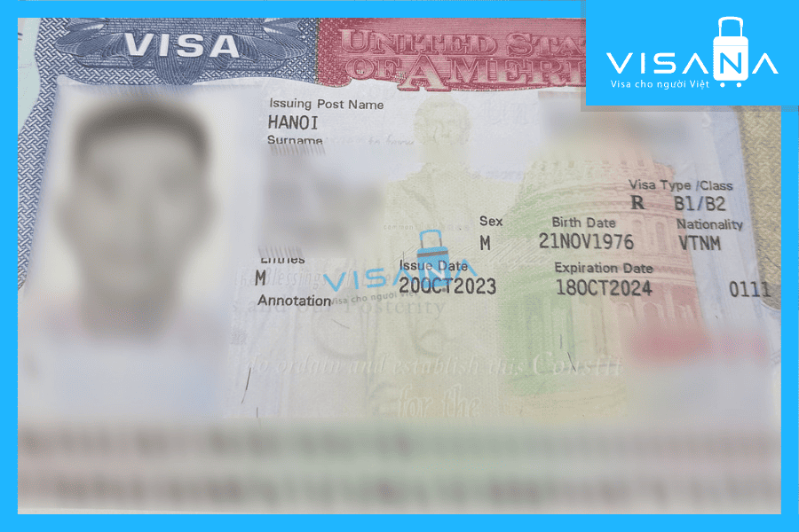 kết quả xin Visa Mỹ
